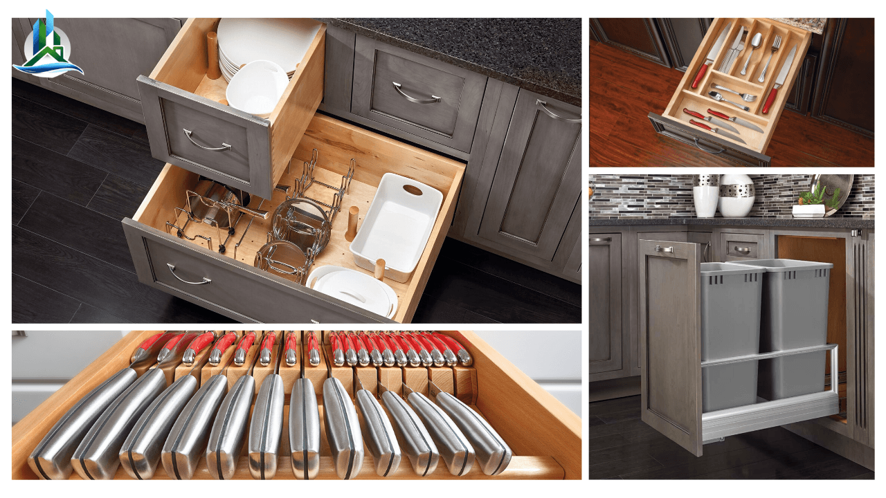 Keep Your Kitchen Organized Popular Features from RevAShelf